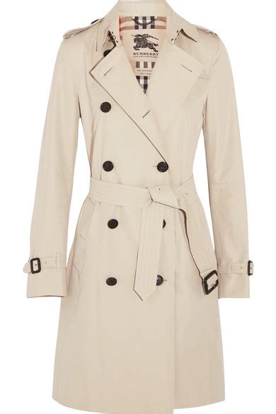 burberry london the kensington long cotton-gabardine trench coat|Burberry trench coat women.